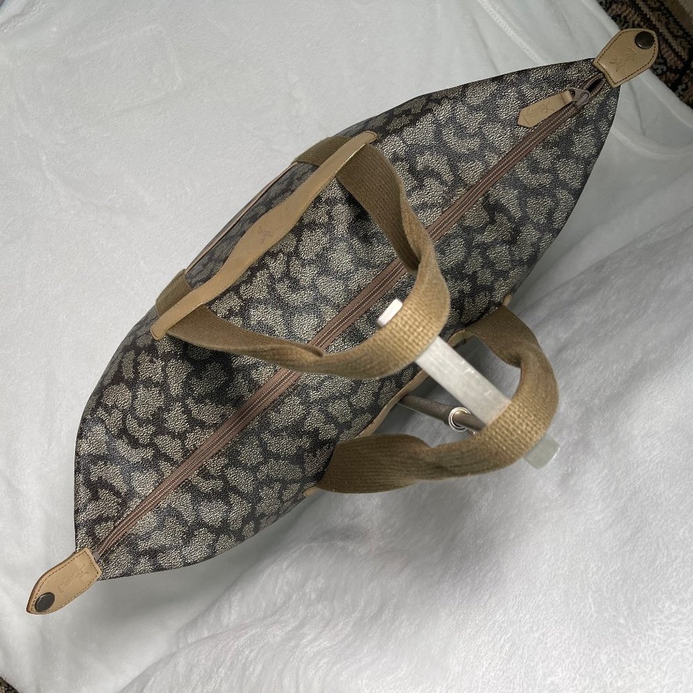 Auc YSL vintage coated canvas/leather travel/shoulder XL bag - Picture 14 of 16